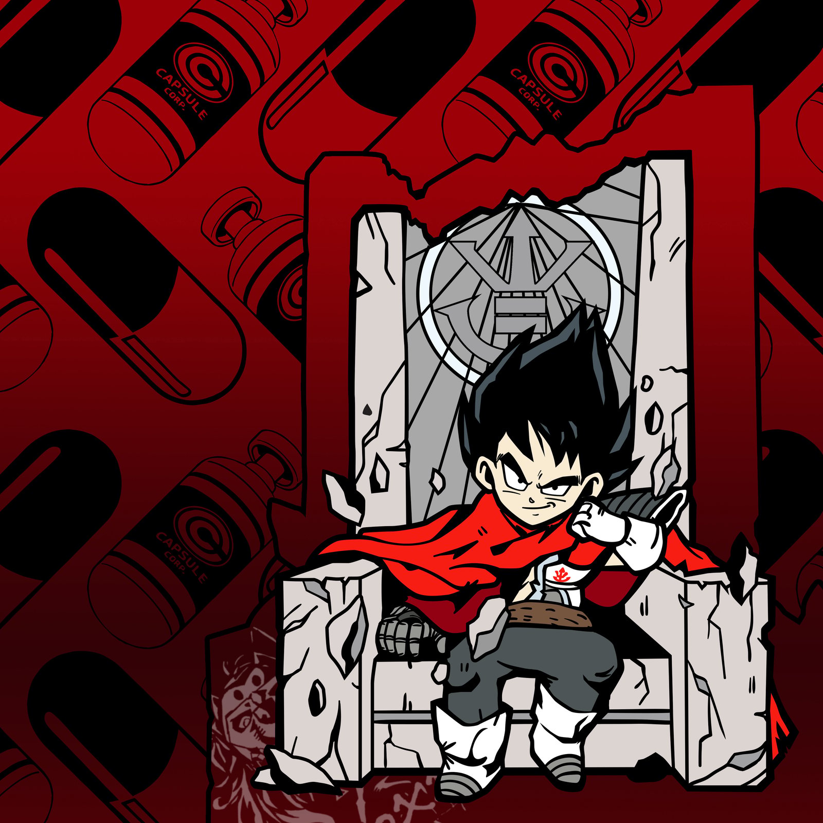 AKIRA AKIRA - MECHA FLUX NEO TOKYO - Oversized 240 GSM Tee – CosplayCrafts